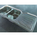 Verkauf von Produkten Double Bowl Ss Kitchen Sink mit Board Verkauf von Produkten Double Bowl Ss Kitchen Sink mit Board